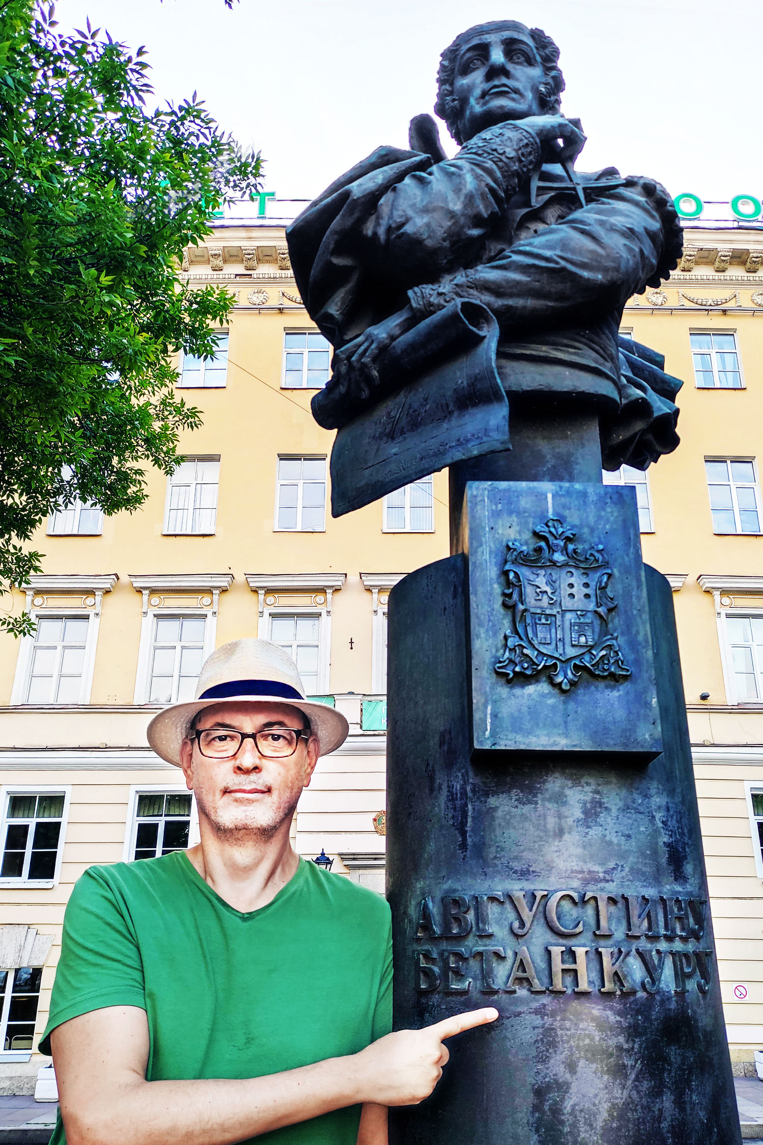 Agustín de Betancourt, em São Petersburgo, engenheiro espanhol responsável por muito do desenvolvimento da Rússia