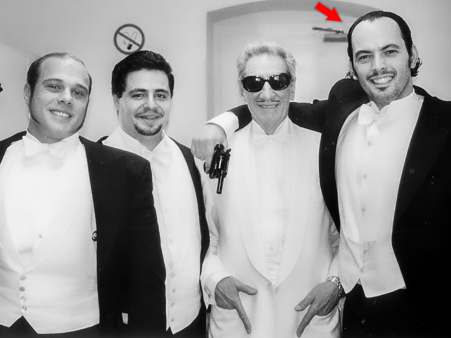 Paulo Bittencourt, no camarim do Akademie Theater, em Viena, Áustria (1998)