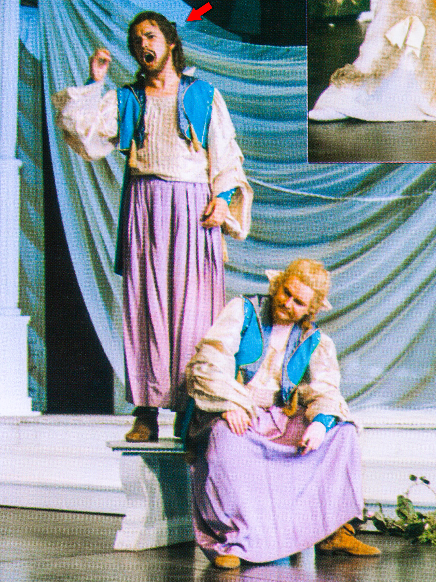 Paulo Bittencourt, interpretando Guglielmo, da ópera “Così Fan Tutte”, de Wolfgang Amadeus Mozart, no Stadttheater, em Baden, Áustria (1999)